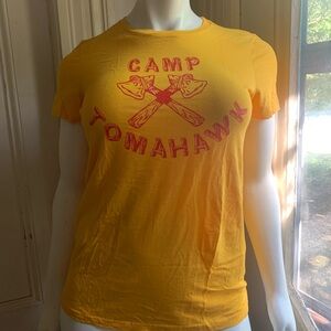 Bella Canvas Yellow Camp Tomahawk Tee